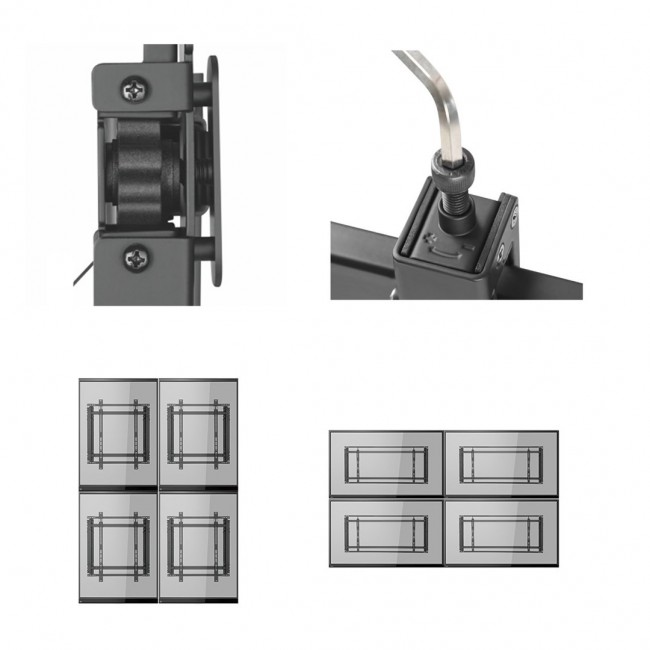 Maclean MC-845 TV Video Wall Bracket 46 