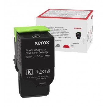 Xerox Genuine C310 Color Printer / C315 Color Multifunction Printer Black Standard capacity Toner Cartridge (3000 Pages) - 006R04356