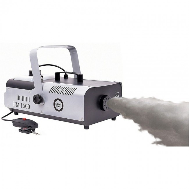 LIGHT4ME FM 1500 smoke fog machine with remote S LIGHT4ME FM 1500 smoke fog machine with remote S
