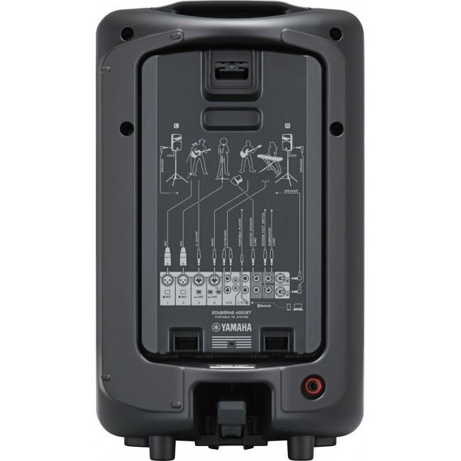 Yamaha Stagepas 400BT - portable PA system with 8-channel mixer and built-in power amplifier Yamaha Stagepas 400BT - portable PA system with 8-channel mixer and built-in power amplifier