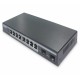 Digitus 8-Port Gigabit PoE Networkswitch, Desktop, L2 managed, 2 Uplinkports, SFP, 86 W, af/at