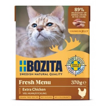BOZITA Fresh Menu Chicken in jelly - wet cat food - 370g