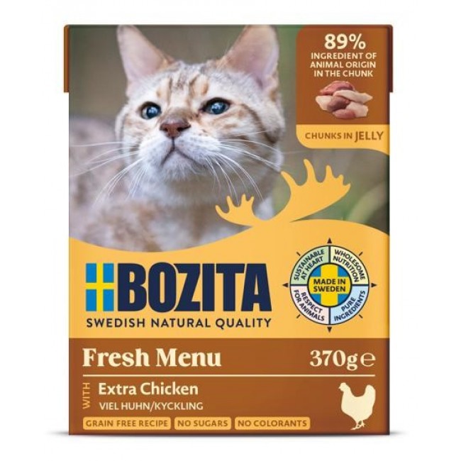 BOZITA Fresh Menu Chicken in jelly - wet cat food - 370g