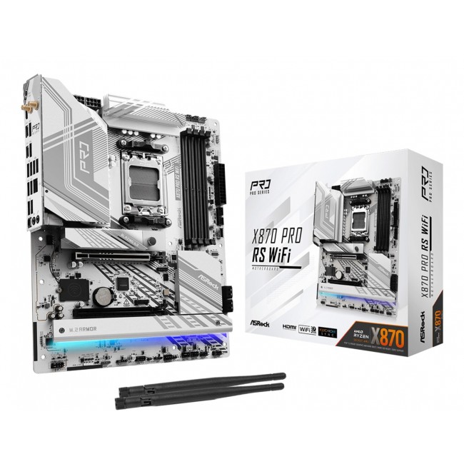 Asrock X870 Pro RS WiFi AMD X870 Socket AM5 ATX Asrock X870 Pro RS WiFi AMD X870 Socket AM5 ATX
