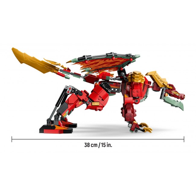 LEGO NINJAGO 71868 Wyldfyre's Transforming Dragon Mech