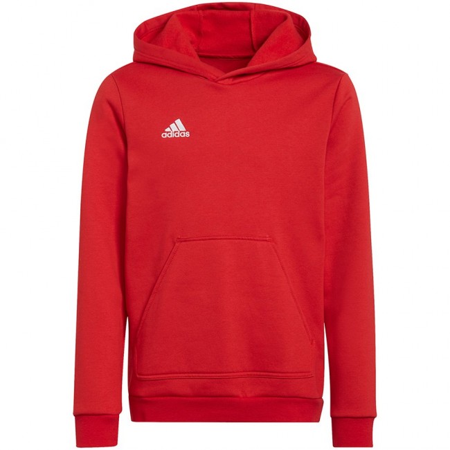 Sweatshirt for kids adidas Entrada 22 Hoody red H57566 152cm