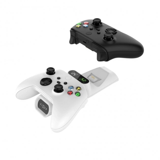 FIXED Dual Charging Dock for Xbox Series S, X and One wireless controllers, white FIXED Dual Charging Dock for Xbox Series S, X and One wireless controllers, white