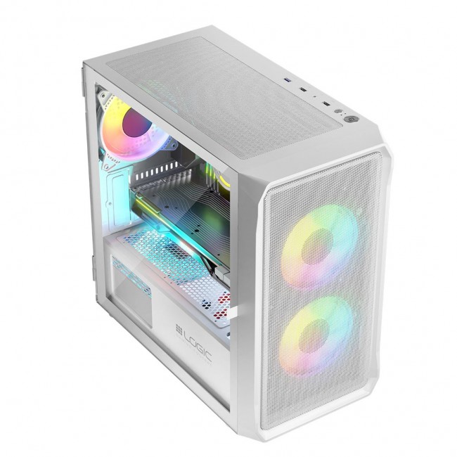 Logic PORTOS ARGB MINI USB 3.0 Case White Logic PORTOS ARGB MINI USB 3.0 Case White
