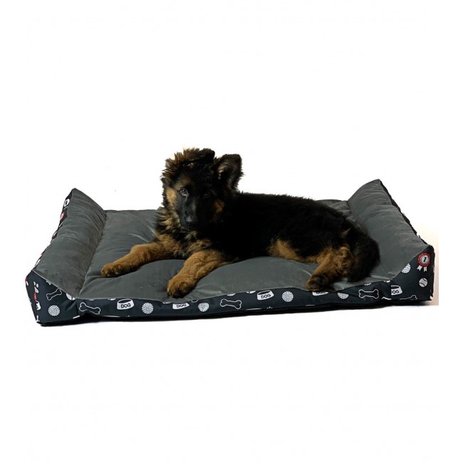 GO GIFT Rex graphite XXL - pet bed - 105 x 75 x 8 cm