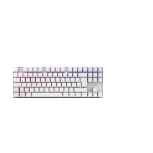 CHERRY MX 8.2 TKL Wireless RGB keyboard Gaming RF Wireless + Bluetooth QWERTZ German White