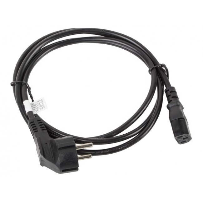 Lanberg CA-C13C-11CC-0018-BK power cable Black 1.8 m C13 coupler CEE7/7