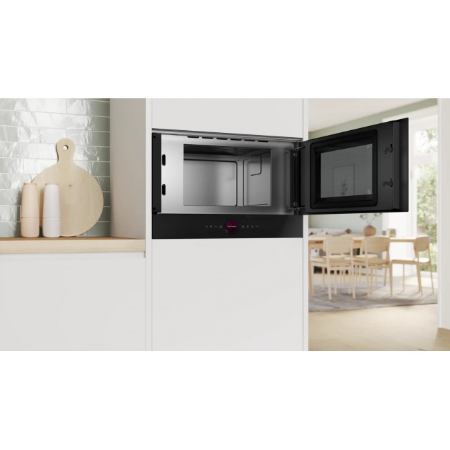 Bosch Serie 8 BFR7221B1 microwave Black Solo microwave Built-in 21 L 900 W Bosch Serie 8 BFR7221B1 microwave Black Solo microwave Built-in 21 L 900 W
