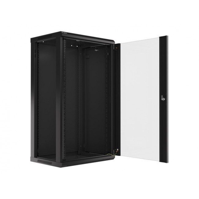 Lanberg WF01-6422-10B rack cabinet 22U Wall mounted rack Black