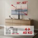 Maclean universal TV stand, for RTV cabinet, stand, max. 40kg, max. VESA 400x400, height and angle adjustment, for 32-65 Maclean universal TV stand, for RTV cabinet, stand, max. 40kg, max. VESA 400x400, height and angle adjustment, for 32-65