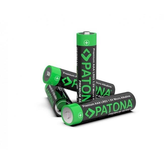 PATONA Premium AAA Micro LR03 10x alkaline batteries 1.5V