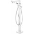 Freestanding bathtub mixer with shower set