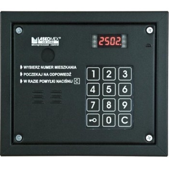 Laskomex CP-2503R black Audio panel with RFID key reader