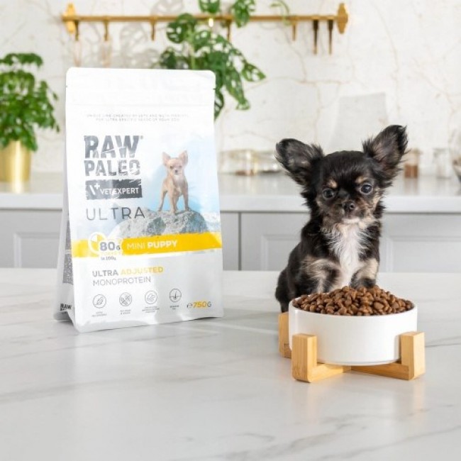 RAW PALEO Ultra Mini Puppy Turkey - dry food for puppies - 8 kg RAW PALEO Ultra Mini Puppy Turkey - dry food for puppies - 8 kg