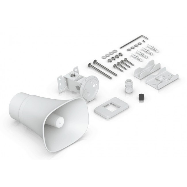 Ubiquiti UP-AI-Horn-Speaker-W 1-way White Wired Ubiquiti UP-AI-Horn-Speaker-W 1-way White Wired