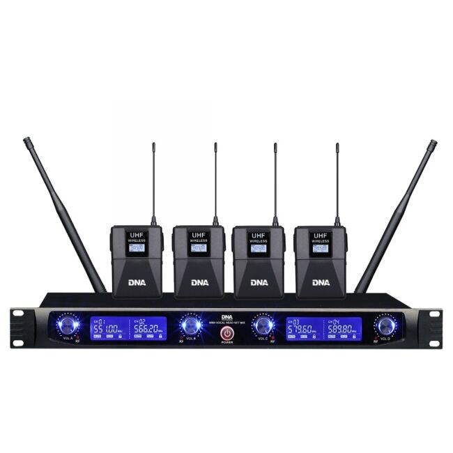 DNA WM4 Wireless Mic Set 4x Transmitters