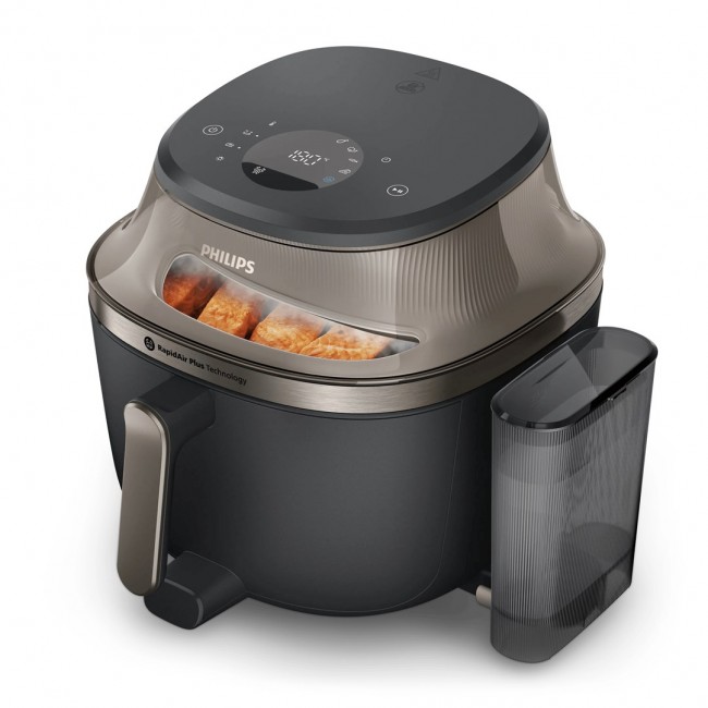 Philips 5000 series NA547/07 fryer Single 7.2 L Stand-alone 2000 W Hot air fryer Black, Gold Philips 5000 series NA547/07 fryer Single 7.2 L Stand-alone 2000 W Hot air fryer Black, Gold