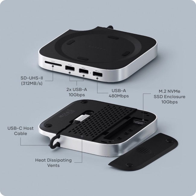 Satechi Stand Hub for Mac Mini (M4) Satechi Stand Hub for Mac Mini (M4)