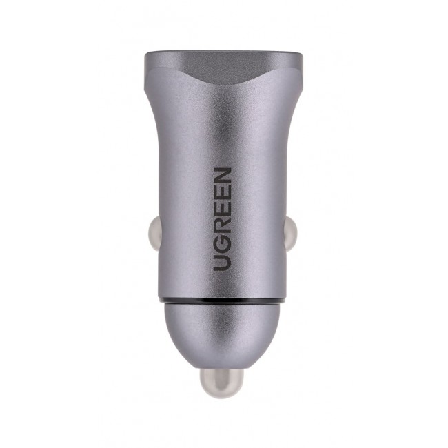 Ugreen USB Type-C / USB 24W Power Delivery Quick Charge car charger, grey (30780) Ugreen USB Type-C / USB 24W Power Delivery Quick Charge car charger, grey (30780)