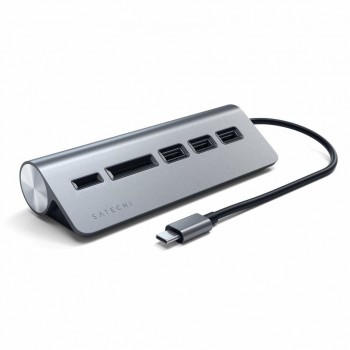 Satechi ST-TCHCRM laptop dock/port replicator USB 3.2 Gen 1 (3.1 Gen 1) Type-C Grey