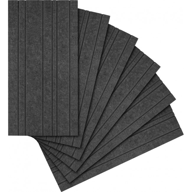 Streamplify ACOUSTIC PANEL - 6-Pack, grey