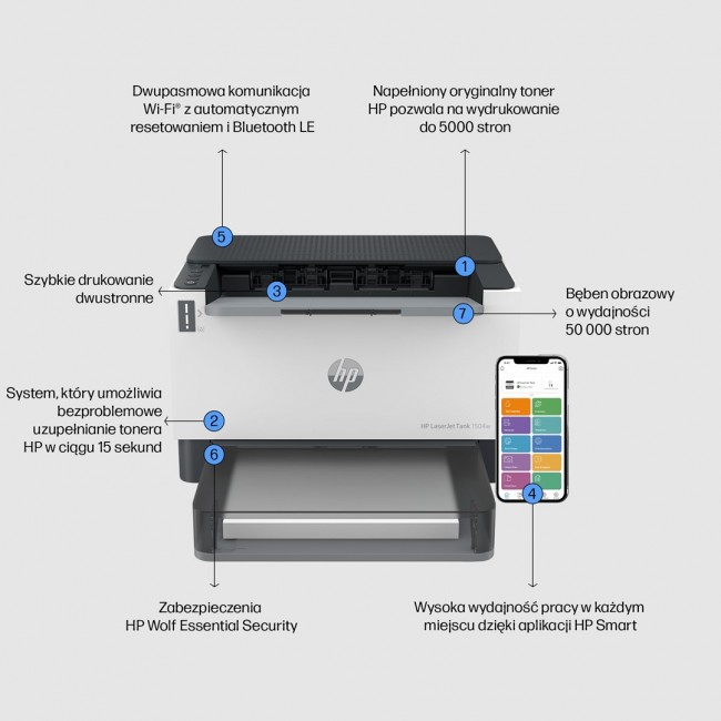 HP LaserJet Tank 1504w Printer 600 x 600 DPI A4 Wi-Fi HP LaserJet Tank 1504w Printer 600 x 600 DPI A4 Wi-Fi