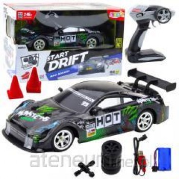 Samoch d Wy cigowy Auto Do Driftu RC Czarno Zielone 30km/h 1:16