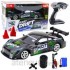 Samoch d Wy cigowy Auto Do Driftu RC Czarno Zielone 30km/h 1:16