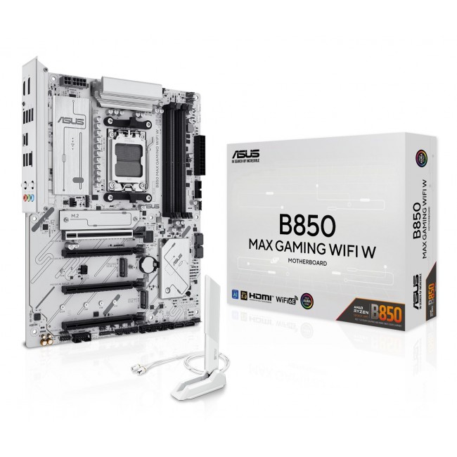 ASUS B850 MAX GAMING WIFI W AMD B850 Socket AM5 ATX ASUS B850 MAX GAMING WIFI W AMD B850 Socket AM5 ATX