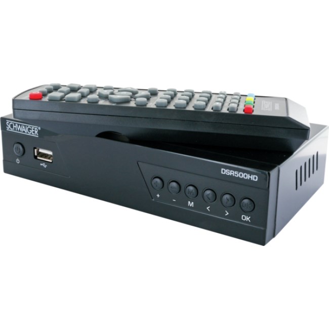 Schwaiger DSR500HD TV set-top box Cable Full HD Black