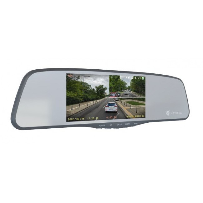 Navitel | Smart rearview mirror equipped with a DVR | MR255NV | IPS display 5'' 960x480 | Maps included
