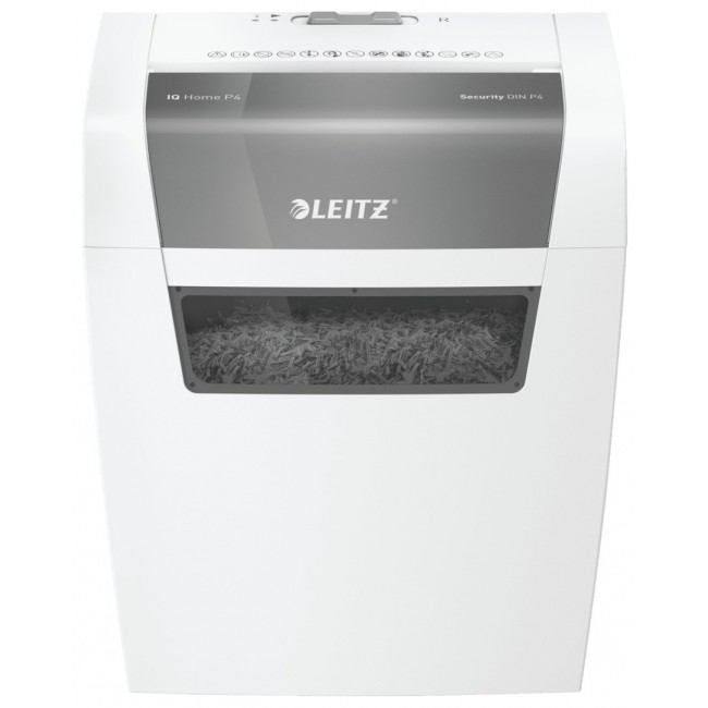 Leitz IQ Home Shredder, P4, 6 sheets, 15 l garbage can