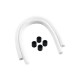 Cablemod CM-ASK-S2KW-R AIO - Kit de Funda para Coche (Serie 2), Color Negro White Cablemod CM-ASK-S2KW-R AIO - Kit de Funda para Coche (Serie 2), Color Negro White