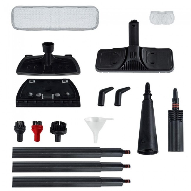 Polti Vaporetto Smart 30_R Cylinder steam cleaner 1.6 L 1800 W Red, White Polti Vaporetto Smart 30_R Cylinder steam cleaner 1.6 L 1800 W Red, White