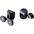 Upper double rollers for 5 mm glass
