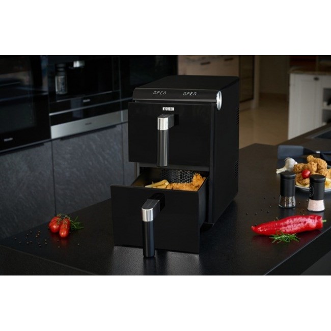 Noveen DoubleCrisp AF5050 X-LINE Fat-free deep fat fryer 1700 W Black Noveen DoubleCrisp AF5050 X-LINE Fat-free deep fat fryer 1700 W Black
