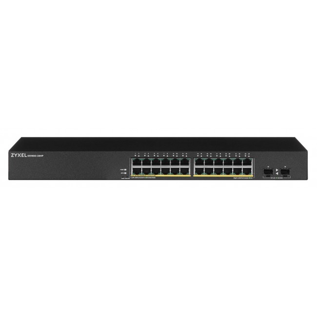 Zyxel GS1900-24HP Managed Gigabit Ethernet (10/100/1000) 1U Black Zyxel GS1900-24HP Managed Gigabit Ethernet (10/100/1000) 1U Black