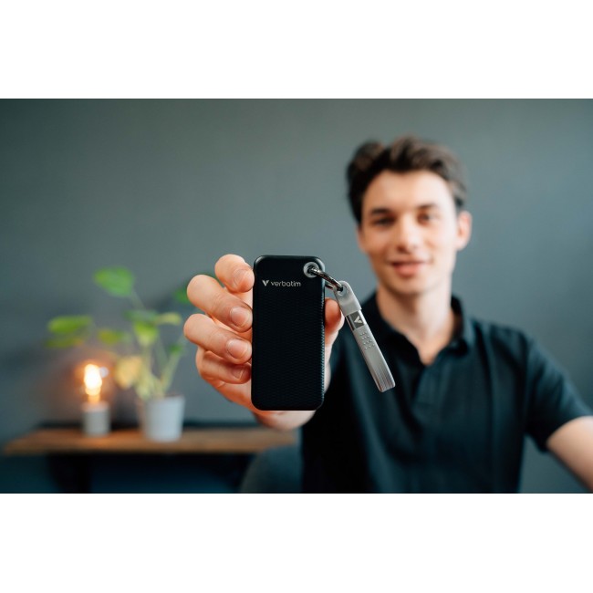 Verbatim Pocket SSD USB 3.2 Gen 2 2TB Black/Grey