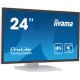 iiyama ProLite 23.8 PCAP 10pt touchscreen monitor featuring IPS panel technology, Edge-to-Edge glass design and anti fingerprint coating iiyama ProLite 23.8 PCAP 10pt touchscreen monitor featuring IPS panel technology, Edge-to-Edge glass design and anti fingerprint coating