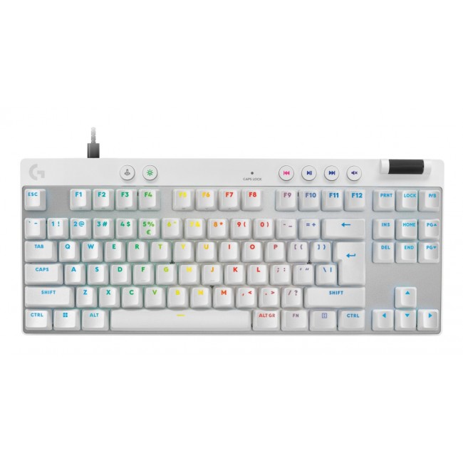 Logitech G PRO X TKL Rapid keyboard Gaming USB QWERTY US International White Logitech G PRO X TKL Rapid keyboard Gaming USB QWERTY US International White