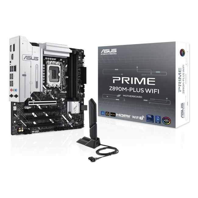 ASUS PRIME Z890M-PLUS WIFI Intel Z890 LGA 1851 (Socket V1) micro ATX ASUS PRIME Z890M-PLUS WIFI Intel Z890 LGA 1851 (Socket V1) micro ATX