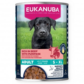 EUKANUBA Life Care Rich in beef and pumpkin - wet dog food - 400g