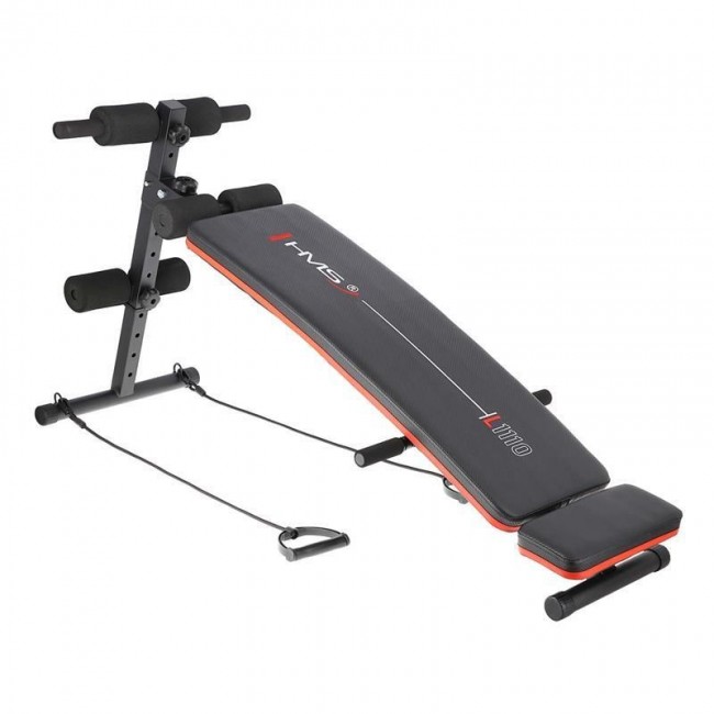 HMS Fitness L1110 Adjustable weight training bench Adjustable seat Home Black