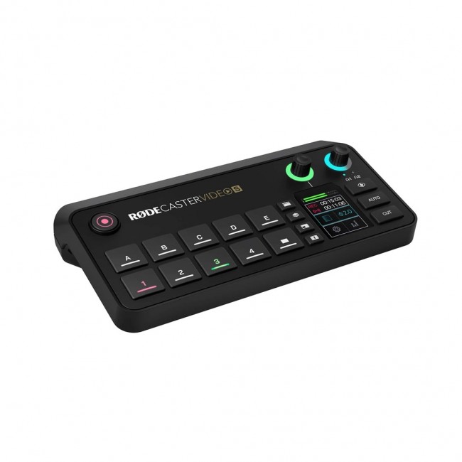 R DECaster Video S - video and audio production console, black