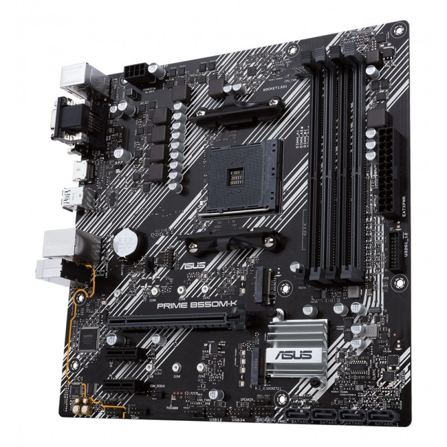 ASUS PRIME B550M-K AMD B550 Socket AM4 micro ATX ASUS PRIME B550M-K AMD B550 Socket AM4 micro ATX