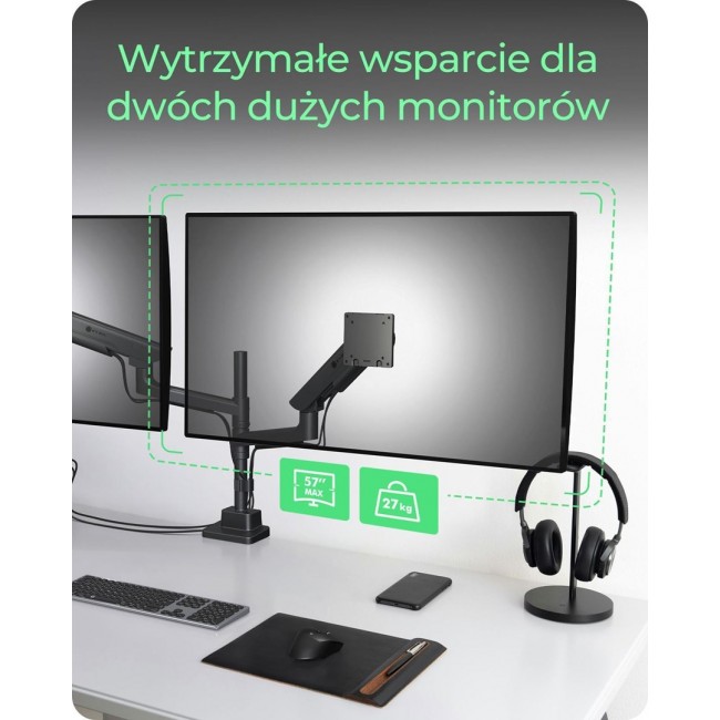 ICY BOX IB-MS702-T monitor mount / stand 144.8 cm (57 ICY BOX IB-MS702-T monitor mount / stand 144.8 cm (57